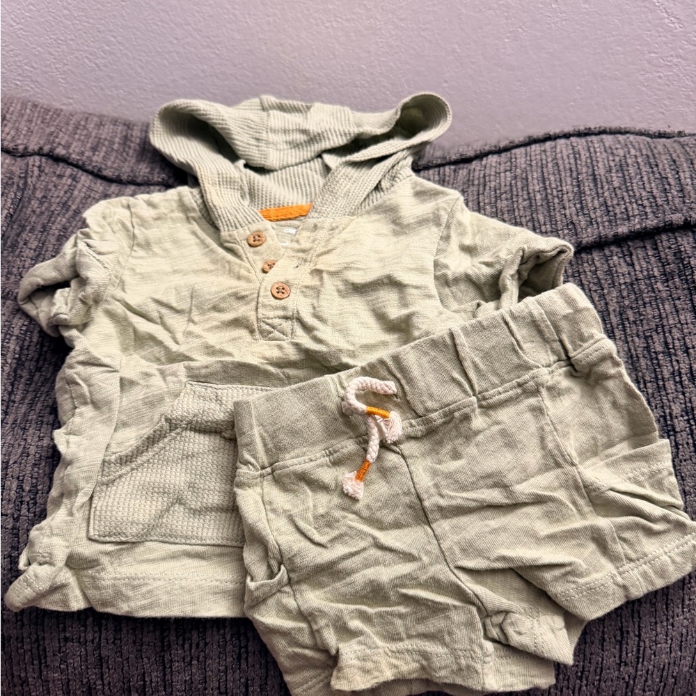 Carter's Green Kids Matching Set